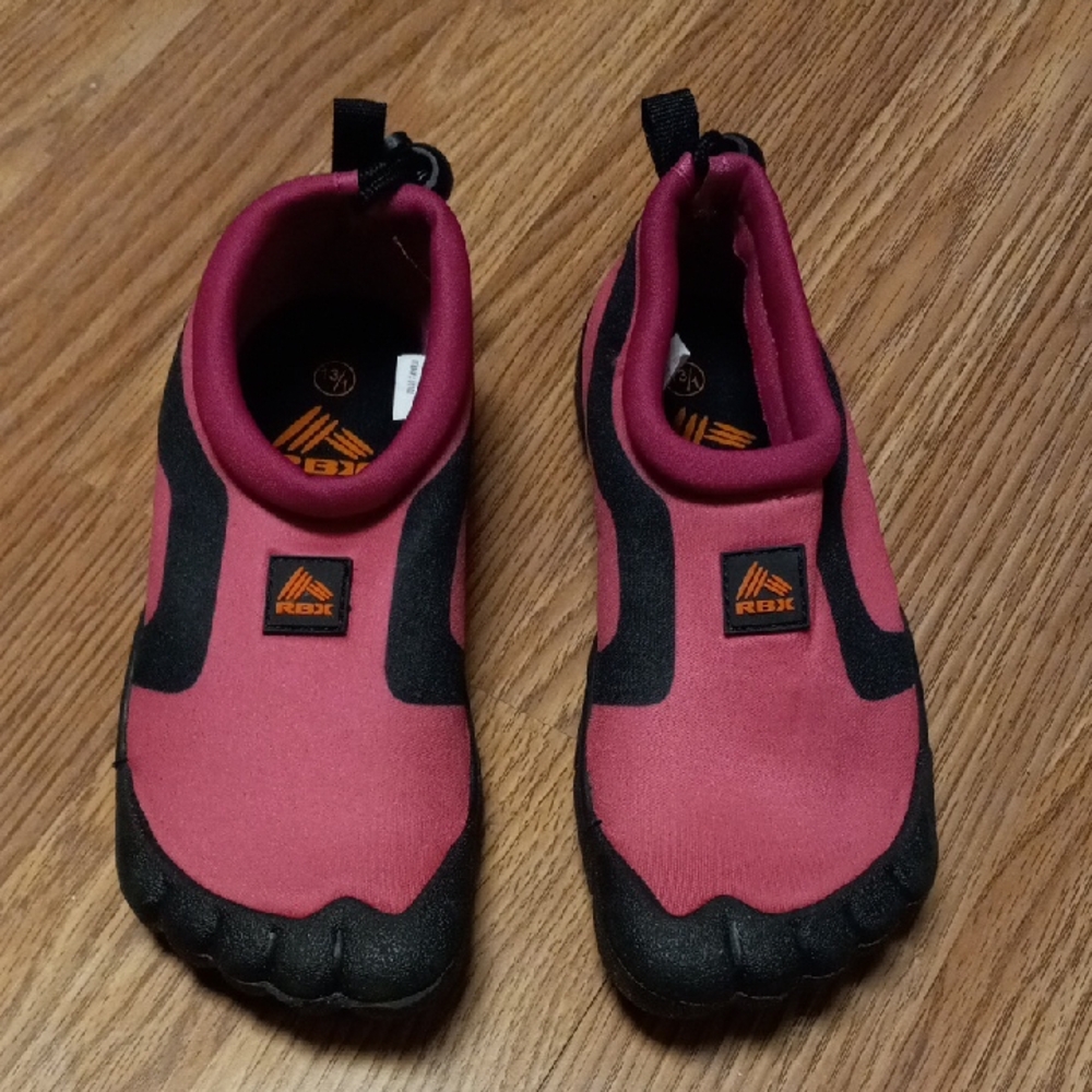 RBX Kids' Pink and Black Water Shoes